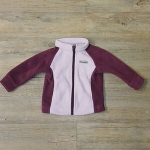 Columbia Sportswear Baby Girls Full Zip Fleece Size 6-12M